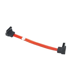 Adaptador de Cable SATA 2,0 3,0 de ángulo recto de 2 puertos, 90 grados, datos ultrasuave, 10cm para disco duro HDD SSD