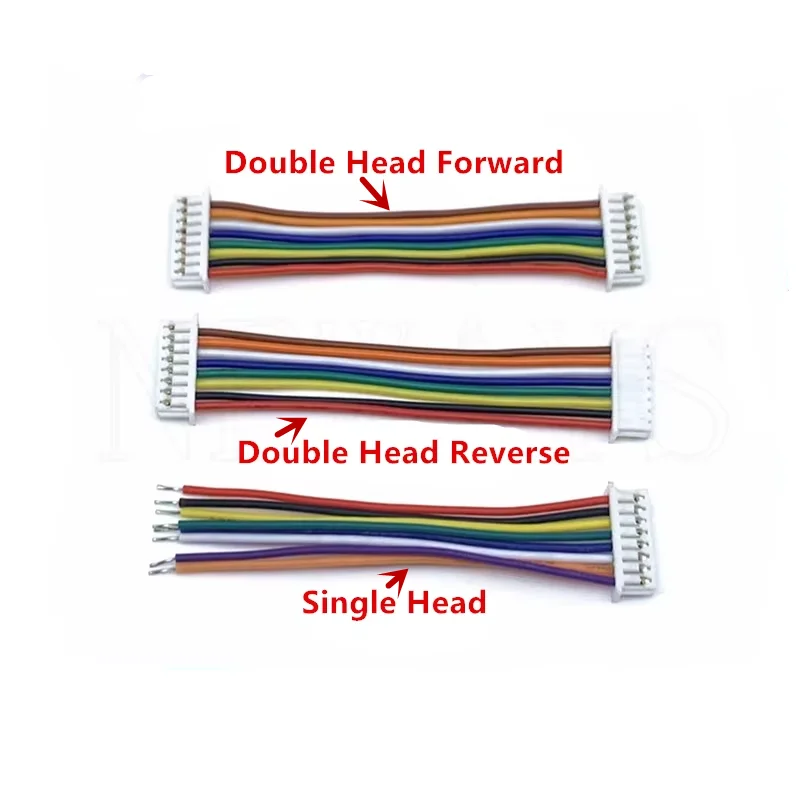 22AWG JST XH2.54mm paso conector de Cable de cabeza simple/doble 2P/3/4/5/6/7/8/10/12/13/14/15/16/18/20 Pin enchufe Cable electrónico - imagen 2