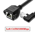 CAT6 RJ45 M-F Left