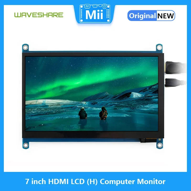 Waveshare Monitor de computadora LCD HDMI (H) de 7 pulgadas Pantalla táctil resistiva LCD, 1024x600, HDMI, IPS, Raspberry Pi Display - imagen 5
