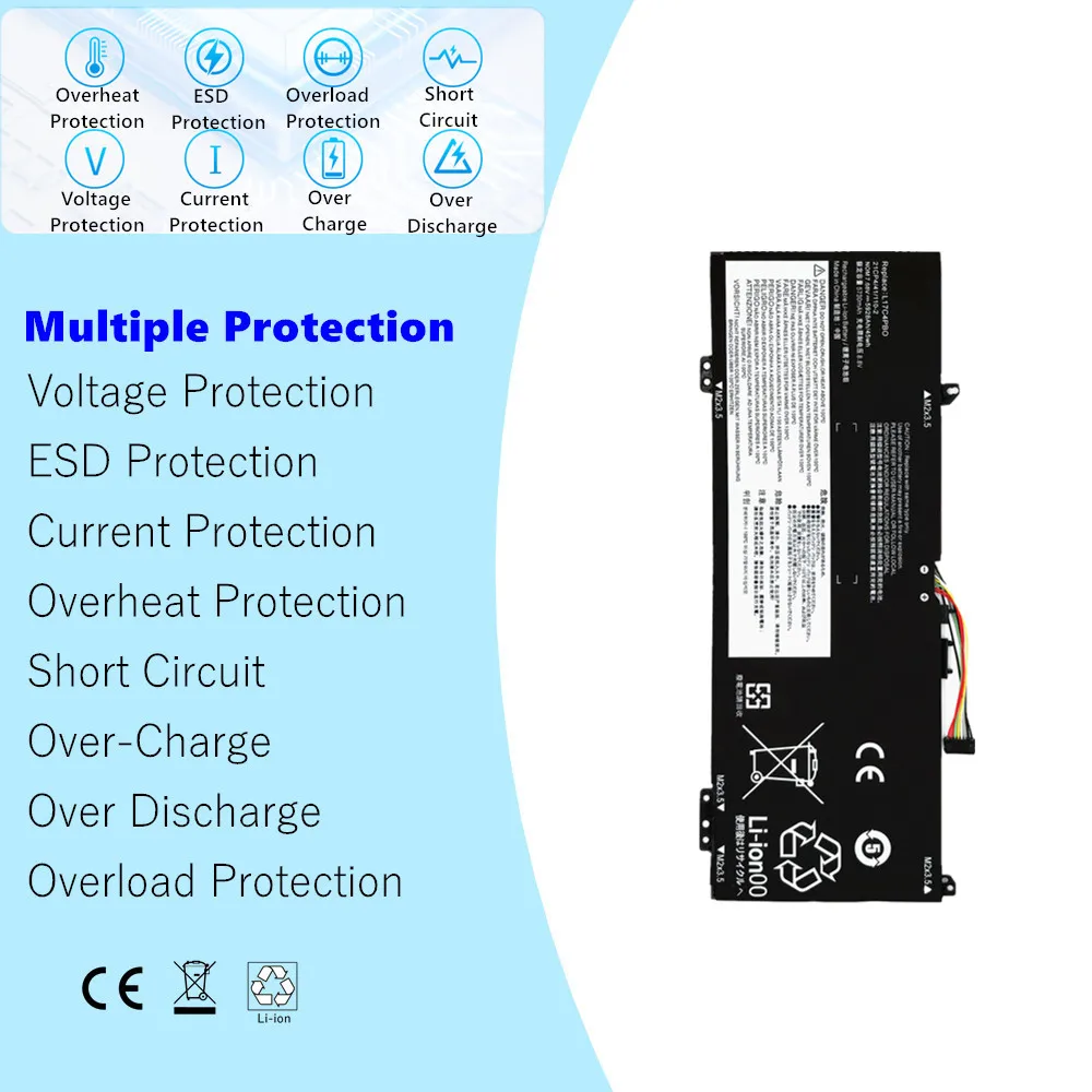 L17C4PB0 batería del ordenador portátil para Lenovo IdeaPad Yoga Air 14ARR 14IKBR 15ARR 15IKBR 530S-14ARR Flex 6-14IKB 6-14ARR L17M4PB0 - imagen 2