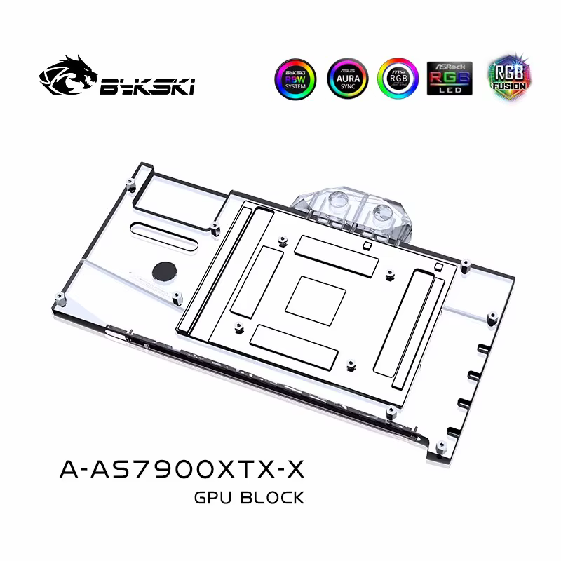 Bykski Bloque Agua Cobre ASUS TUF Radeon RX 7900 XT XTX RGB - imagen 3