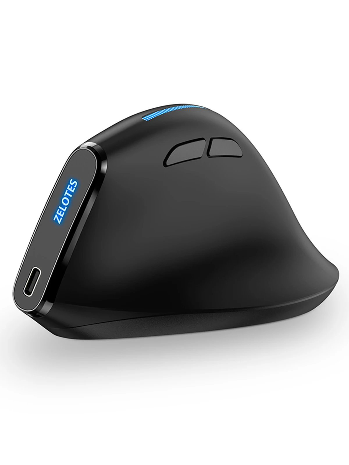 ZELOTES-ratón inalámbrico Vertical para ordenador portátil, periférico de 2,4G, recargable, para videojuegos, F-36A - imagen 4