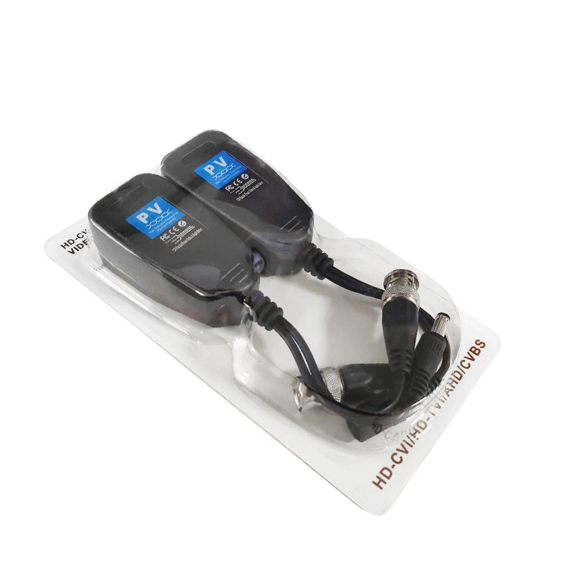 AHDCVITVI-fuente de alimentación 2 en 1 para monitoreo de vídeo, transmisor de par trenzado Coaxial, Cable de red de cámara analógica de alta definición - imagen 4