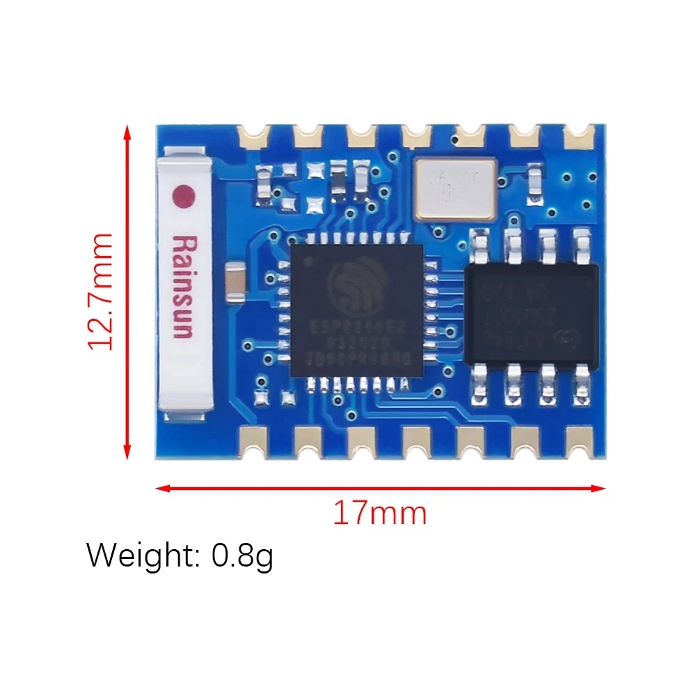 ESP8266 ESP03 ESP-03 SPI WIFI módulo receptor transceptor inalámbrico módulo de Control remoto procesador RISC integrado interfaz I2S - imagen 5