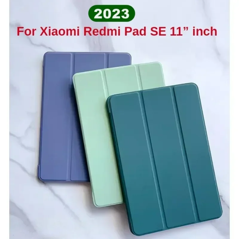 Para Xiaomi Redmi Pad SE funda de 11 pulgadas 2023 funda de suspensión automática funda para redmi pad se 11 "funda con soporte magnético Coque Capa - imagen 2
