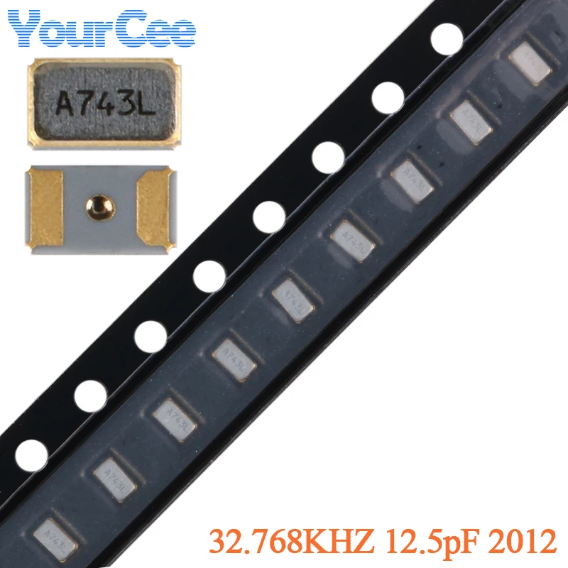 5 uds SMD 32.768KHZ oscilador de cristal pasivo 12.5PF 7PF 9PF FC-12(2012) FC-135(3215) MC-146(7015) MC-306(8032) - imagen 2