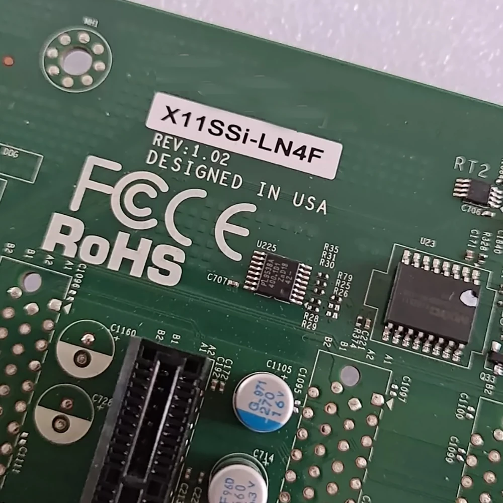 Para placa base de servidor de cuatro puertos Supermicro de un solo canal LGA1151 X11SSi-LN4F - imagen 4