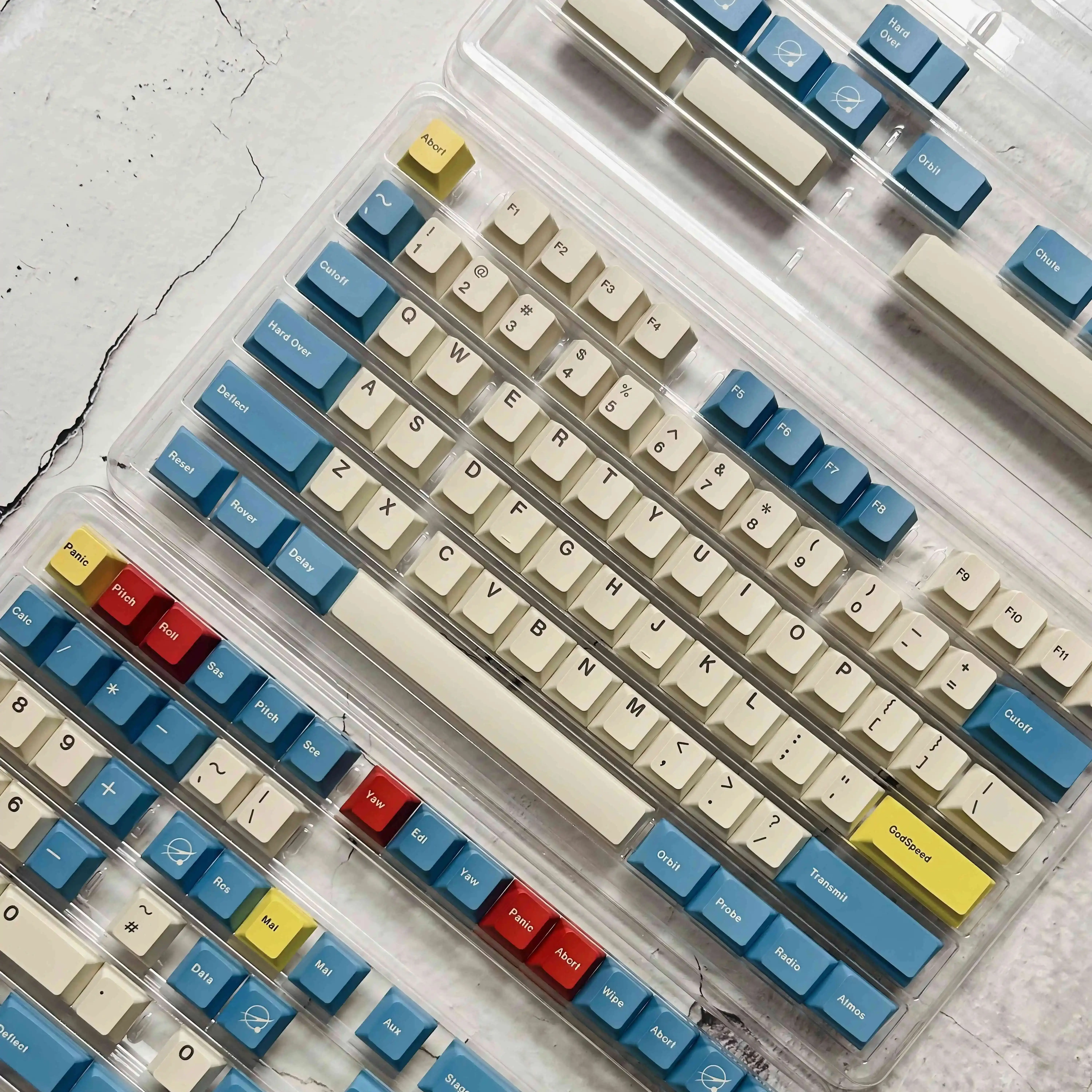 Cherry Profile GMK Godspeed Keycap, PBT Dye, sublimación, Teclado mecánico MX, Barra espaciadora dividida - imagen 5