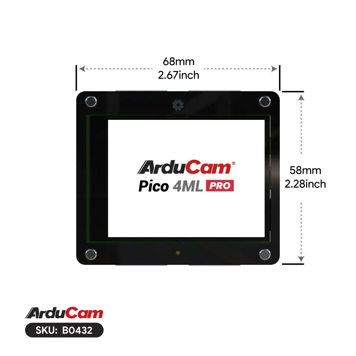 Pico4ML-Pro TinyML Plug-n-Play RP2040 Dev Kit, adaptador de cámara SPI múltiple - imagen 2