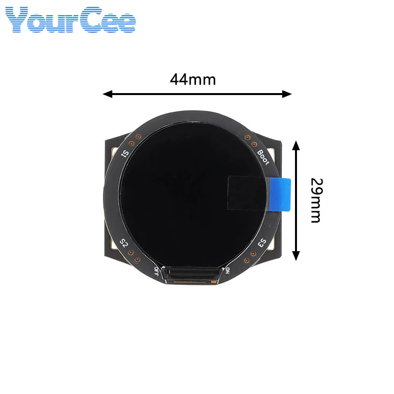 Módulo LCD de pantalla TFT redonda de 1,28 pulgadas Raspberry Pi RP2040 Placa de desarrollo para relojes tipo C 240*240 - imagen 3