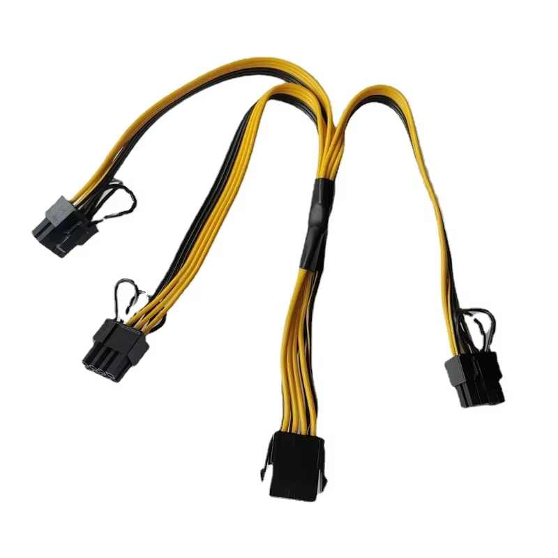Cable Divisor Energía 8 Pines a 3 Puertos PCIe 16 y 18 AWG