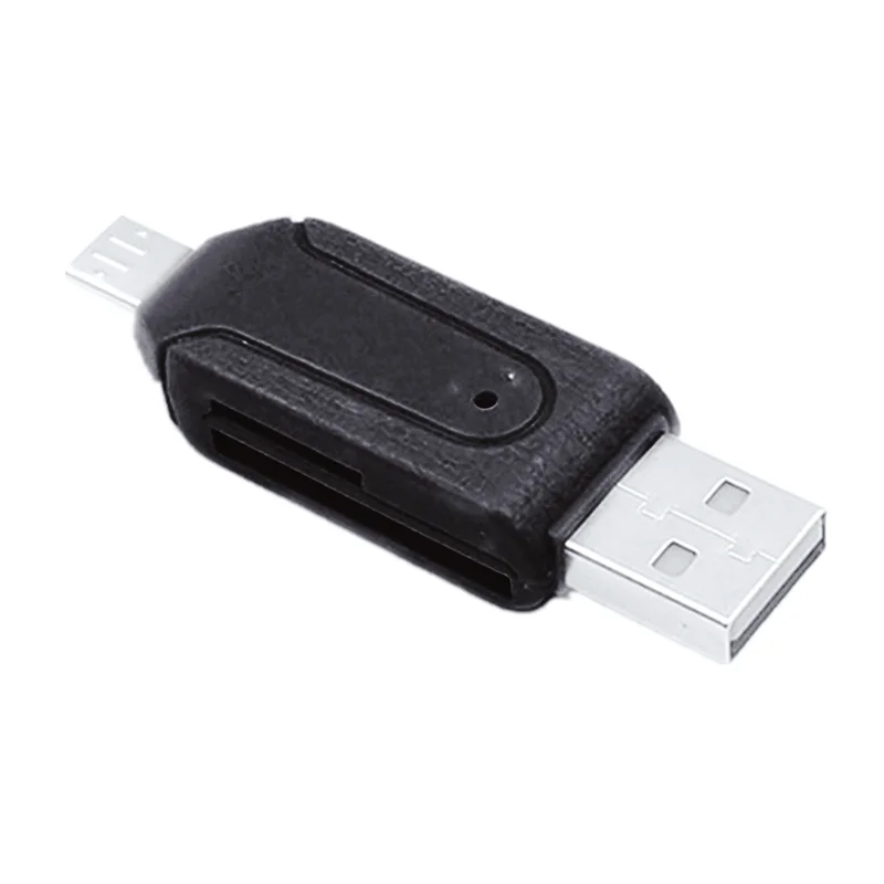 Lector de tarjetas USB2.0 a SD Adaptador de memoria TF Memoria TF de alta velocidad Lector de tarjetas 2 en 1 para PC Accesorios para portátiles - imagen 4