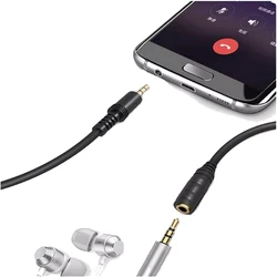 Cable Alargador de Audio Jack 3,5 mm Macho-Hembra