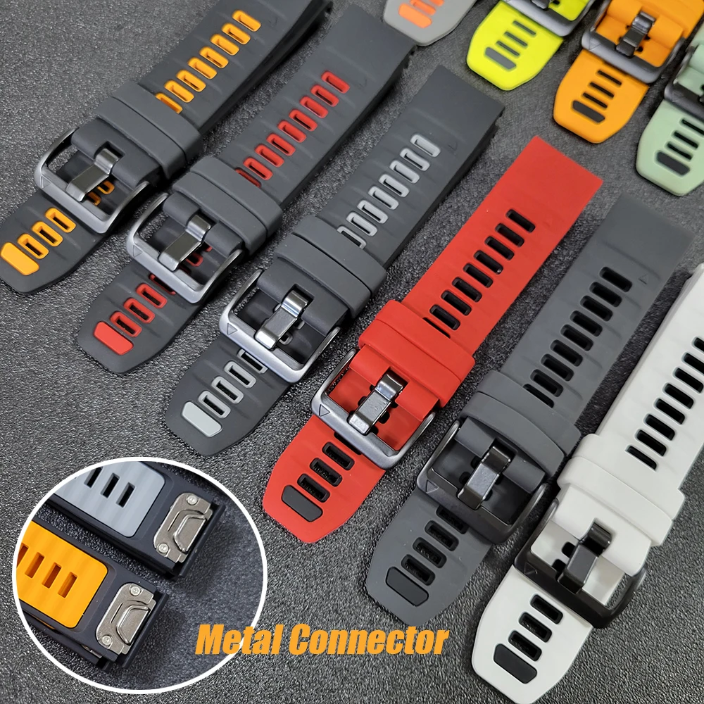 Correa de silicona QuickFit de 22mm y 26mm para Garmin Fenix 8 E 7X 7 6 6XPro 5 5XPlus/Epix Pro Gen 2 51mm 47mm - imagen 3