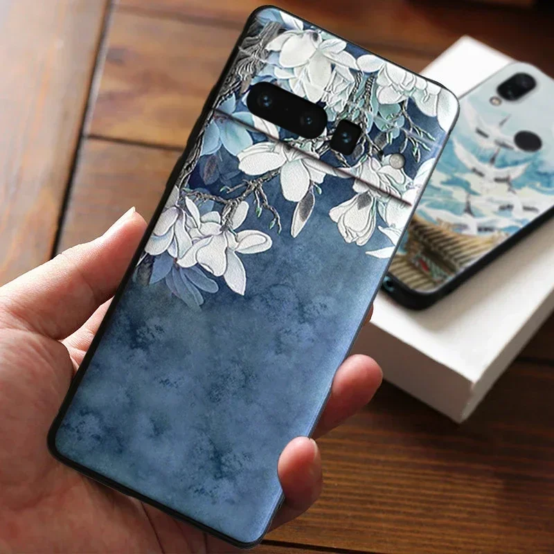 Para Funda Google Pixel 9 8 7 Pro 9Pro 8Pro XL 7A Funda para Google Pixel8 Pixel9 Pro Funda 3D Funda de teléfono de lujo a prueba de golpes - imagen 4