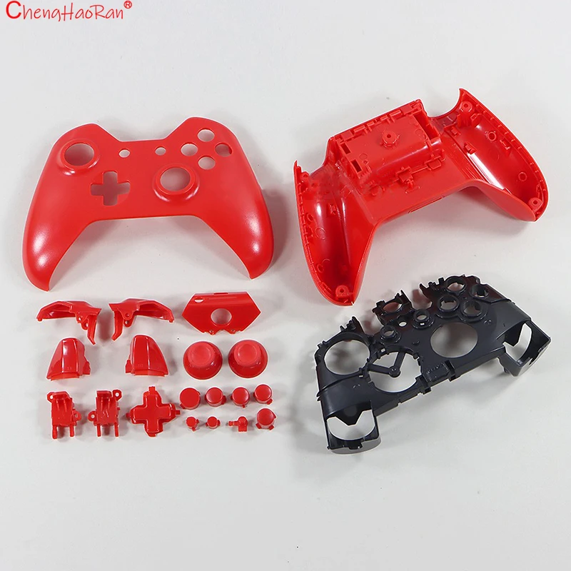 1 Juego de carcasa de controlador inalámbrico, carcasa, juego completo de placas frontales, Kit Mod, botones y marco interior para Xbox One - imagen 4