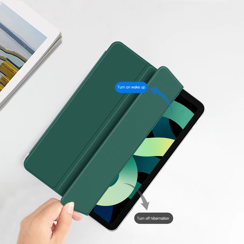 Smart Folio para iPad Pro 11 1st 2nd 3rd 4th funda Air 11 13 pulgadas M3 M2 funda para iPad 10th Air 6 5 4 10,9 "Mini 7 6 cubierta magnética - imagen 2