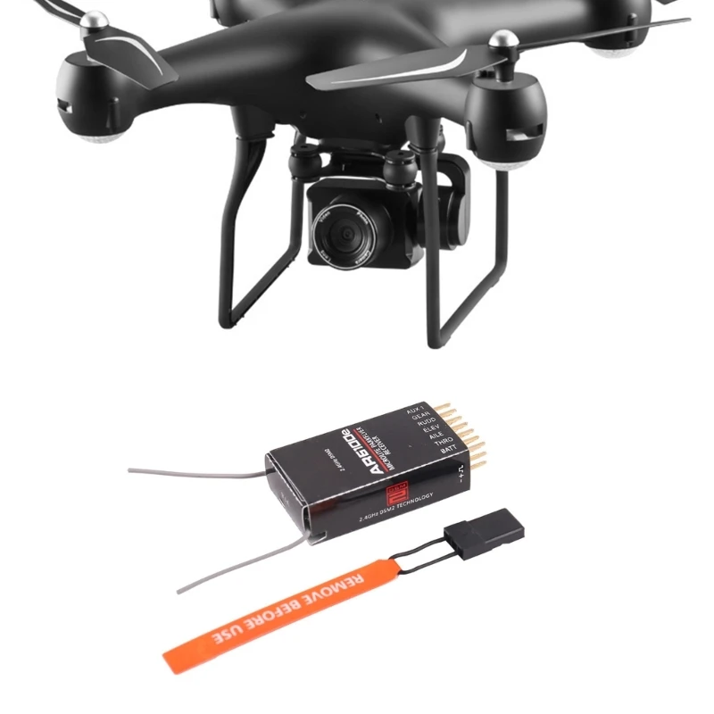 DSM2 AR6100E Receptor 6 canales 2,4 GHz Compatible con DX6I DX7 DX8 DX18 DSX6 DSX9 Transmisor Helicópteros - imagen 2