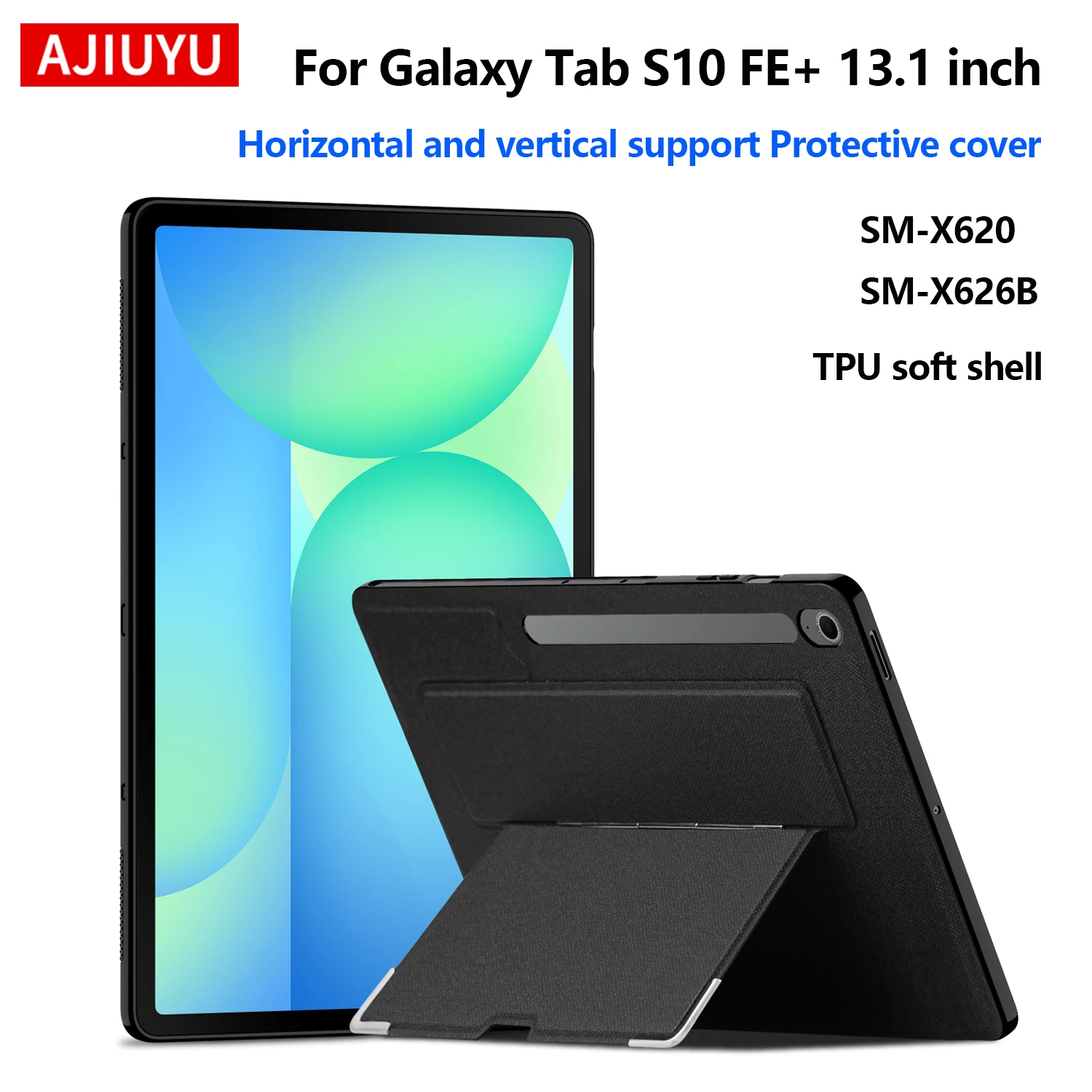 Funda para Samsung Galaxy Tab S10 FE + 13,1 pulgadas 2025, tableta para Tab S10 FE Plus 13,1 "SM-X620, funda protectora trasera