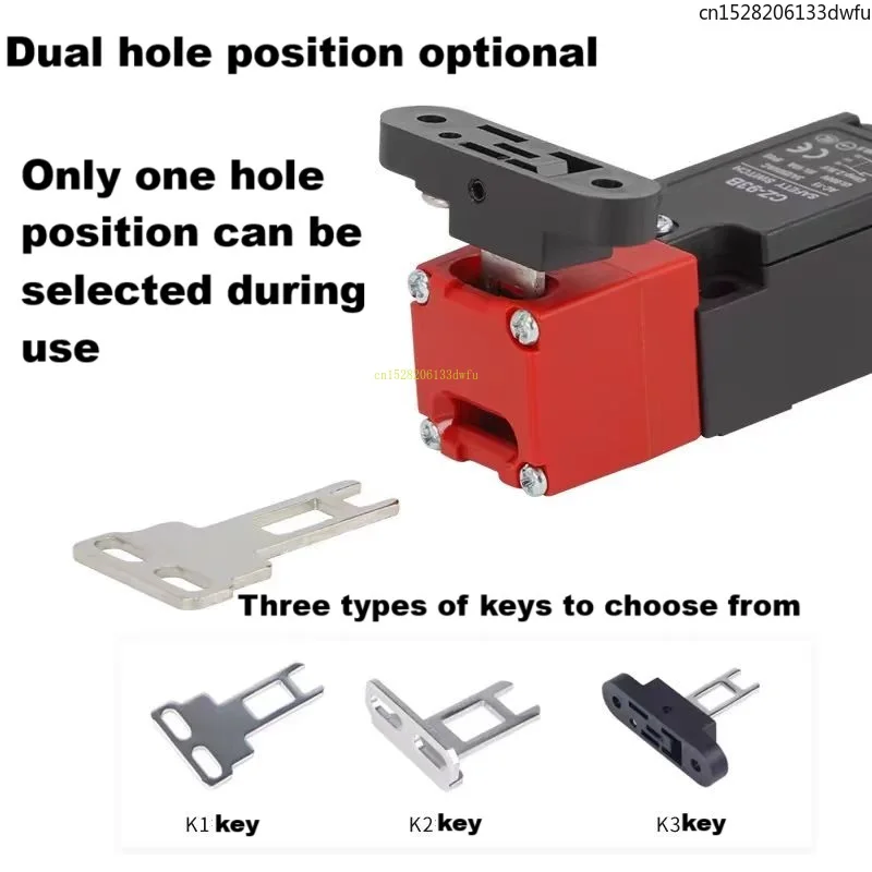 CNTD Interruptor de puerta de seguridad CZ-93B 93C Interruptor de límite Llave K1 K2 K3 Cerradura de alimentación - imagen 4