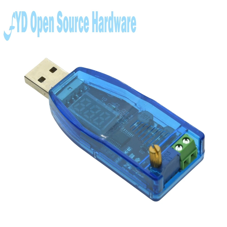 Regulador de potencia reductor ajustable USB, DC-DC, 5V a 3,3 V, 9V, 12V, 24V, DP, Rojo - imagen 2