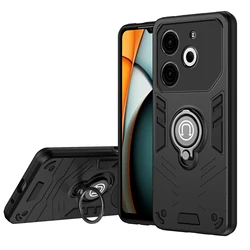 Funda Silicona Tecno Pova 6 Neo con Anillo Magnético Antigolpes