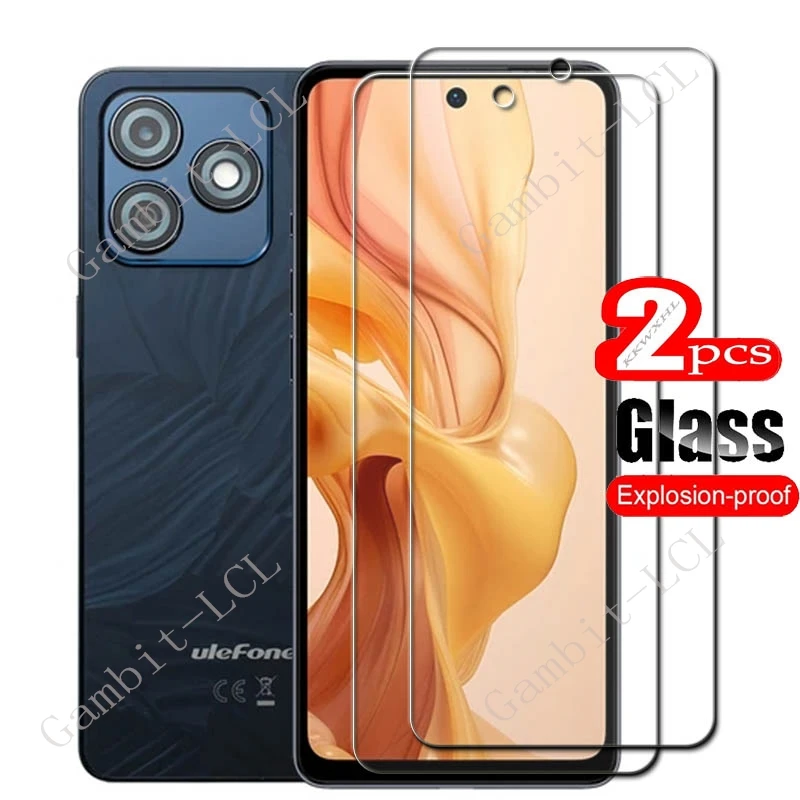 Cubierta protectora de vidrio templado para Ulefone Note 18, película protectora de pantalla de 6,78 pulgadas, 2 piezas