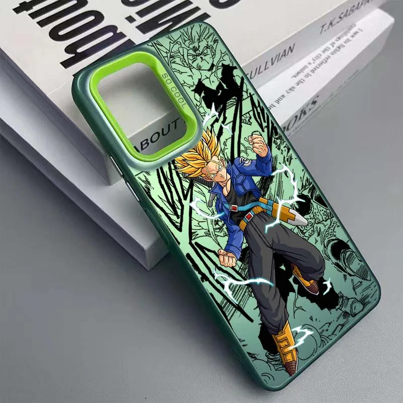 D-Dragon Ball Anime Trunks Abdeckung für Xiaomi Poco X3 X5 X6 F5 F6 M6 Pro GT NFC Pro Bunte Silber Telefon Fall - imagen 5