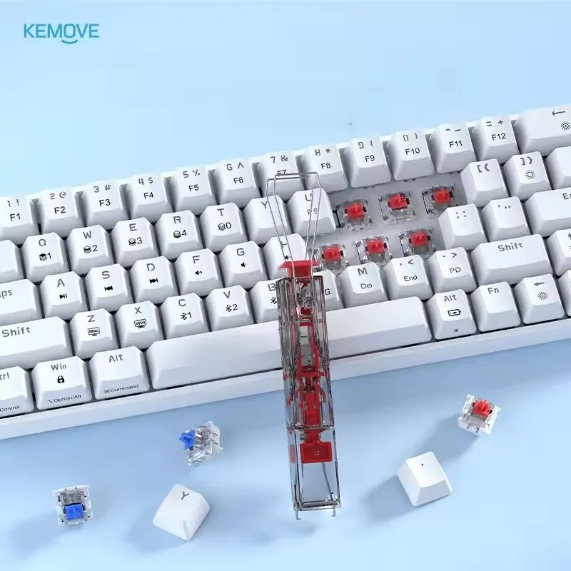 KEMOVE P10-extractor de interruptor 2 en 1, herramienta de desmontaje de teclado, herramienta de personalización DIY, accesorios de limpieza de teclado de juego - imagen 2