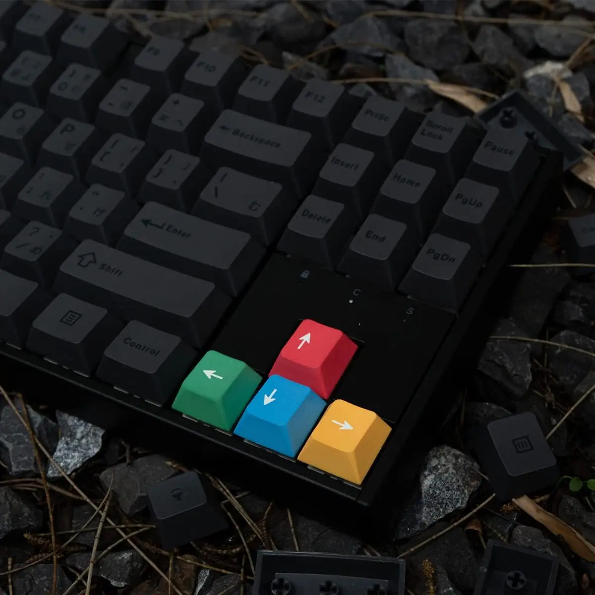 Teclas japonesas PBT grises, perfil de cereza, juego de teclas Retro Dye-Sub, 130 teclas para interruptor Cherry Gateron MX 60% 65% 70% 75% - imagen 4