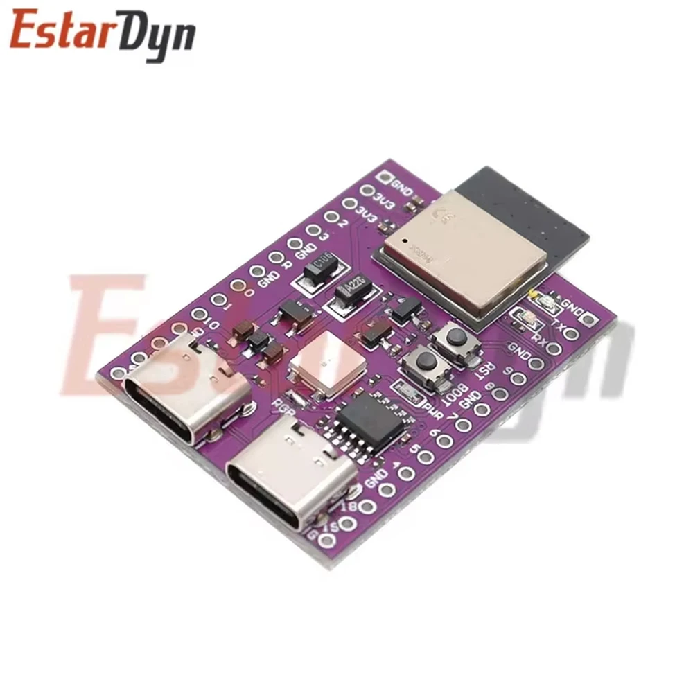 Placa de desarrollo dual USB tipo C ESP32-C3/S3 AI-C3/AI-S3, 16MB Flash 8MB RAM, módulo de kit de desarrollo IoT WiFi Bluetooth - imagen 4