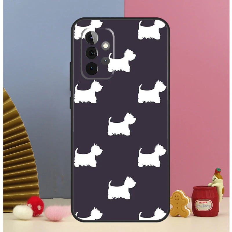 West Highland Terrier Westie funda para Samsung Galaxy, A54, A34, A24, A14, A51, A71, A12, A32, A52, A72, A13, A33, A53, A25, A15 - imagen 4