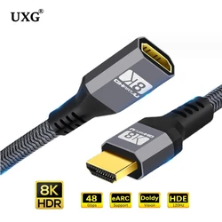 Cable HDMI 2.1 Macho-Hembra 8K 60Hz – Extensor Alta Velocidad