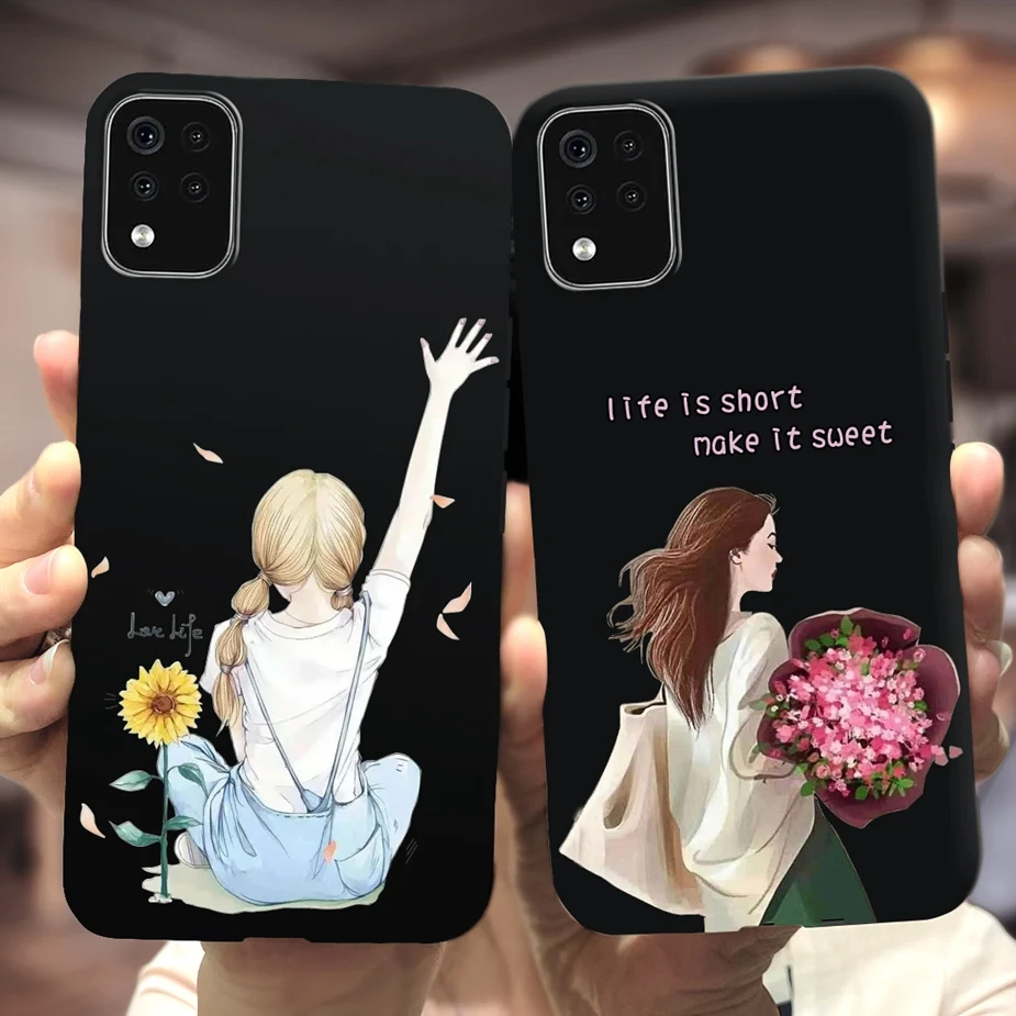 Funda de silicona blanda para teléfono LG, carcasa trasera de lujo pintada, parachoques de 6,6 pulgadas, para LM-K420, K42, K, 42, LGK42 - imagen 3