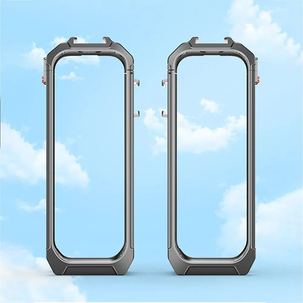 Insta360 X5 marco de utilidad jaula de Metal funda protectora de aluminio extensión zapato frío para Insta 360 X5 accesorios originales D3H7