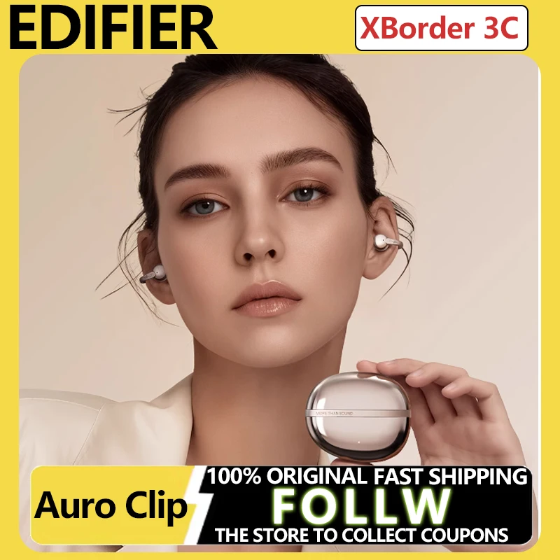 EDIFIER Auro Clip auriculares inalámbricos Bluetooth Bluetooth 6,1 35H batería de larga duración bajo Turbo auriculares de música impermeables deportes
