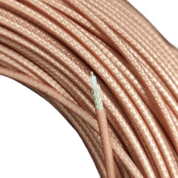 Cable Coaxial RG316-D 50Ω Doble Blindaje Alta Temperatura