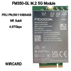Módulo 5G FM350-GL M.2 Sub6 para ThinkPad X1 Yoga Gen 8