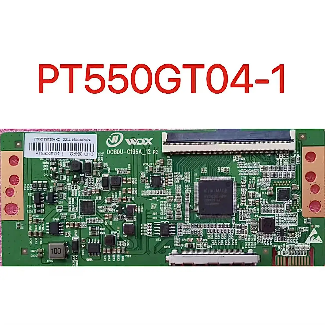 PT550GT04-1 Placa lógica recién actualizada 4K 2K puerto único 96PIN - imagen 2