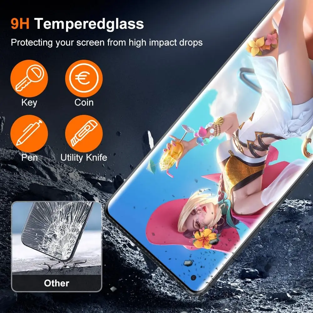 Vidrio templado 9H para OPPO Find X5 Pro/X3 Pro/X3 Neo 2/4 Uds Protector de pantalla curvo 3D - imagen 5