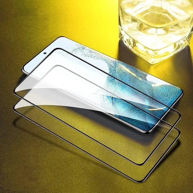 3 piezas de vidrio templado para Samsung Galaxy A56 A55 A36 A35 A16 A15 5G Protector de pantalla de cubierta completa curvada - imagen 3