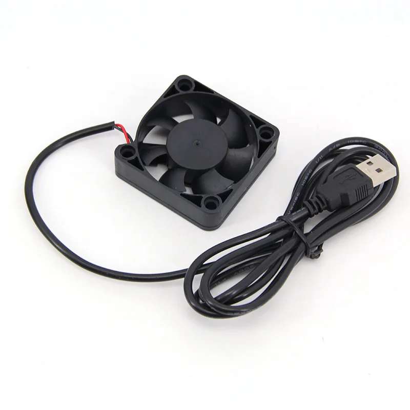 DC 5015 5V 5 voltios USB 5cm 50MM ventilador CPU ventilador de refrigeración para impresora 3D 50x50x15mm manguito rodamiento ventiladores para extrusora pequeña - imagen 3