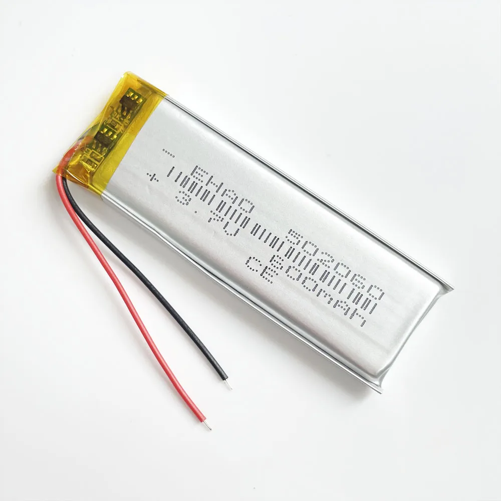 Batería recargable LiPo de polímero de litio, 3,7 V, 600mAh, 502060 para Mp3, MP4, GPS, bluetooth, ebook, Banco de energía, Altavoz bluetooth - imagen 2