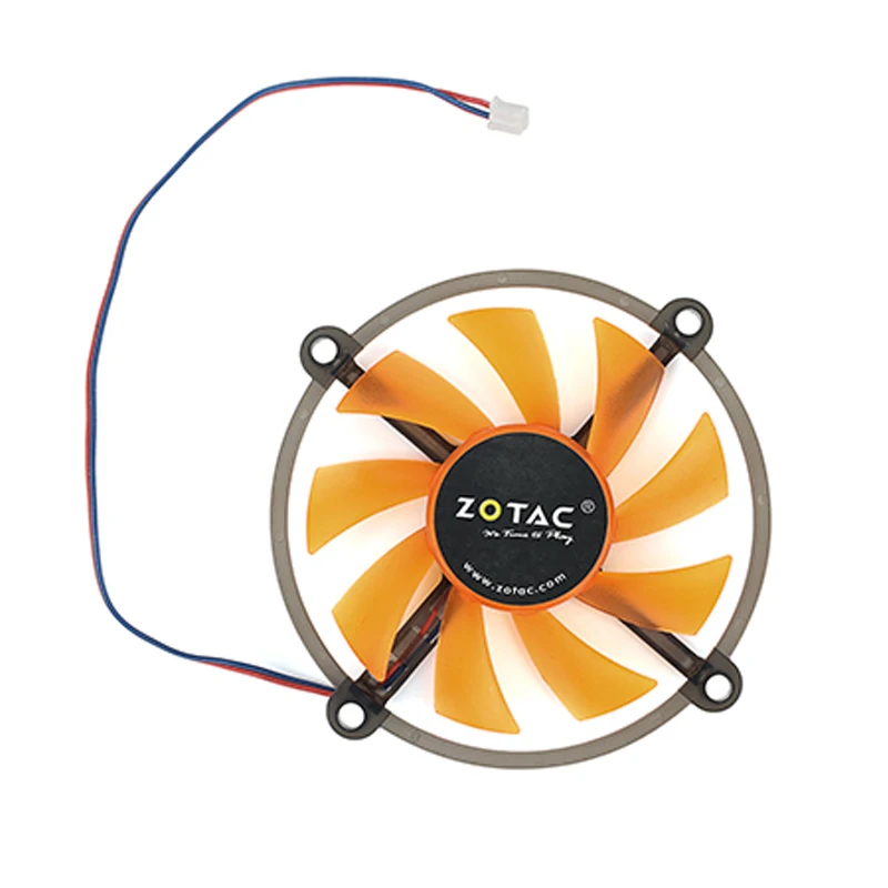 Nuevo ventilador de tarjeta de vídeo GTX550Ti de 75MM y 2 pines para ZOTAC Geforce GTX 550 Ti, ventilador GPU de placa gráfica de repuesto - imagen 3