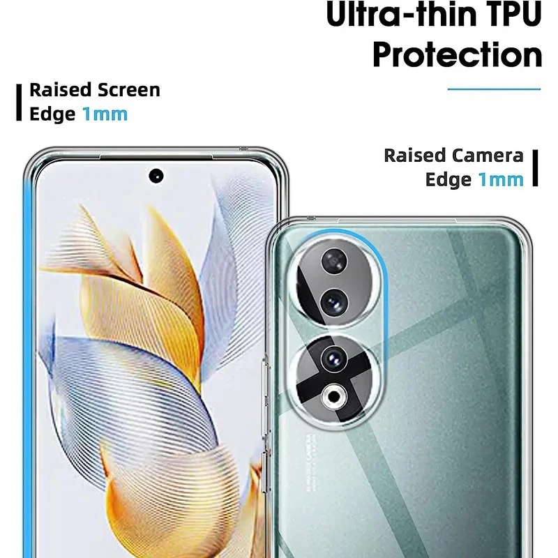 Funda de silicona suave transparente ultrafina para Honor 30 30i 30S V40 50 60 70 80 SE 90 GT 100 200 300 Pro Plus TPU cubierta de teléfono - imagen 5