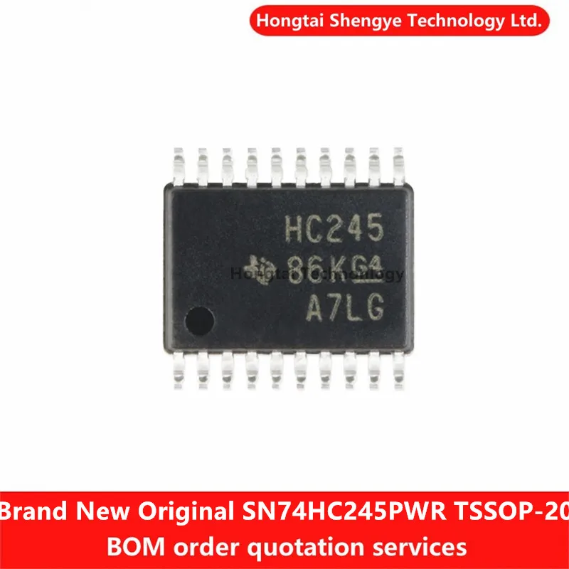 Nuevo y original chip transceptor de 8 bus de salida de tres estados SN74HC245PWR TSSOP-20