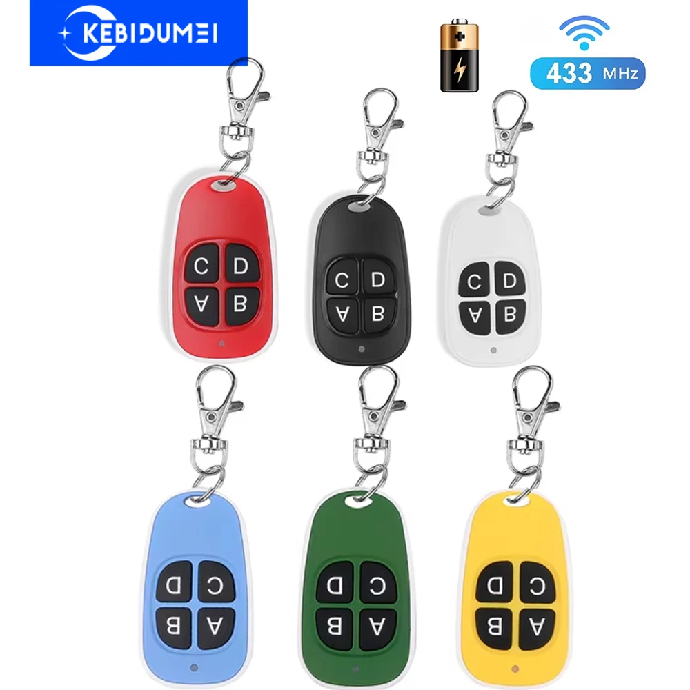 4CH 433Mhz copia Control remoto 433,92 mhz RF Control remoto puerta de garaje abridor controlador duplicador código de clonación llave de coche