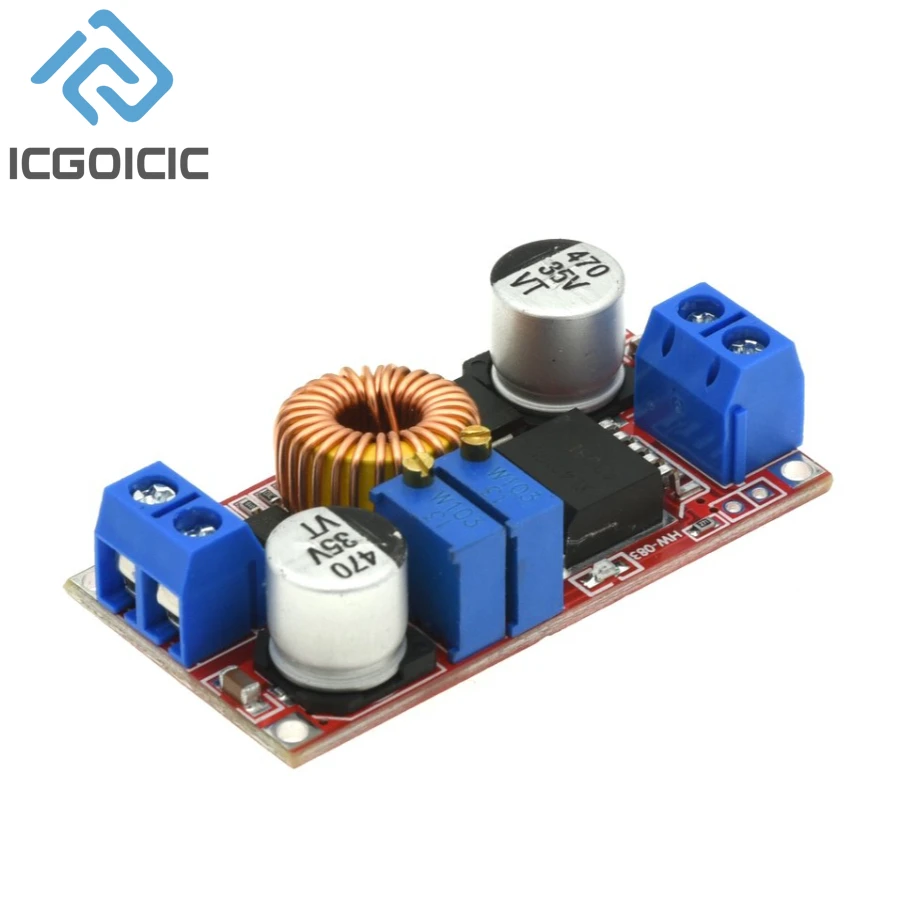 XL4015-módulo convertidor reductor de corriente de voltaje constante, DC-DC, 5V-32V a 0,8 V-30V, 5A, placa de cargador de batería de litio ajustable - imagen 3