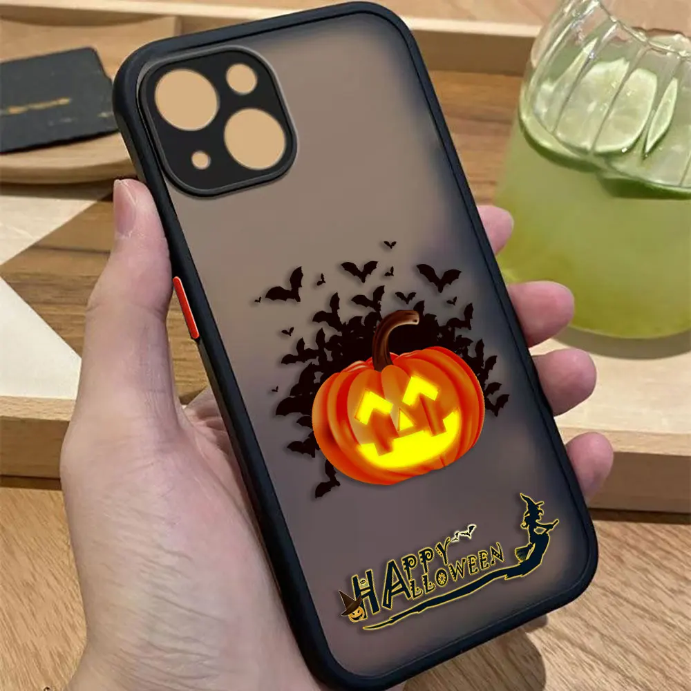 Funda de teléfono mate Castillo de murciélago bruja de Halloween para Infinix NOTA HOT 11 12 20I 60 30 SMART SPARK 6 8 9 10 8 8P 20 POVA 3 ZERO - imagen 5